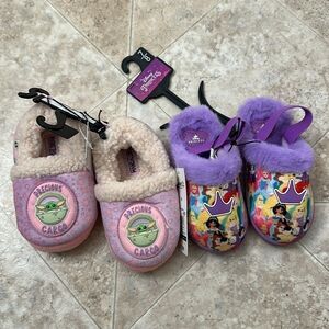 Disney Baby Girls Slippers Size 7/8